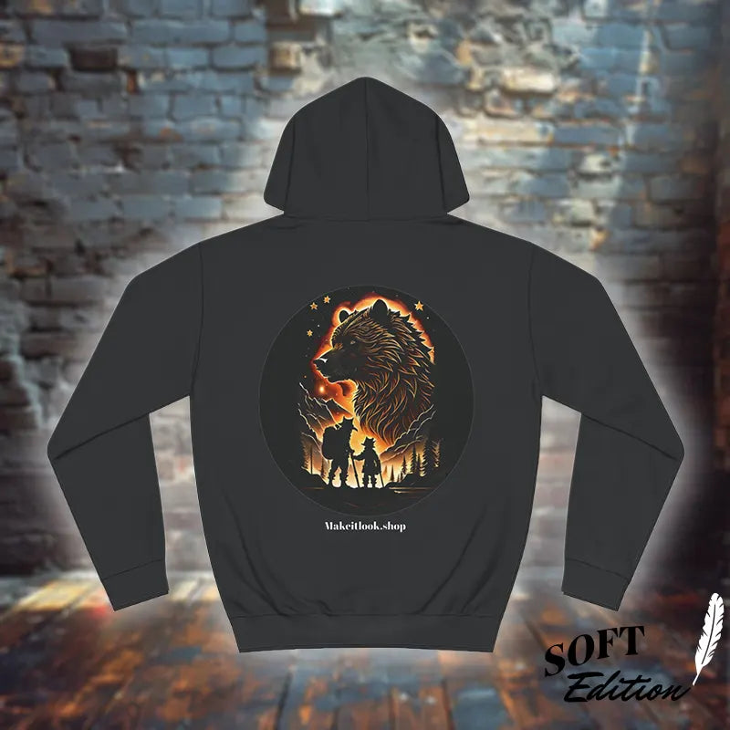 Walking Dream Bear Hoodie – Abenteuer in der Wildnis - Unisex, S-5XL