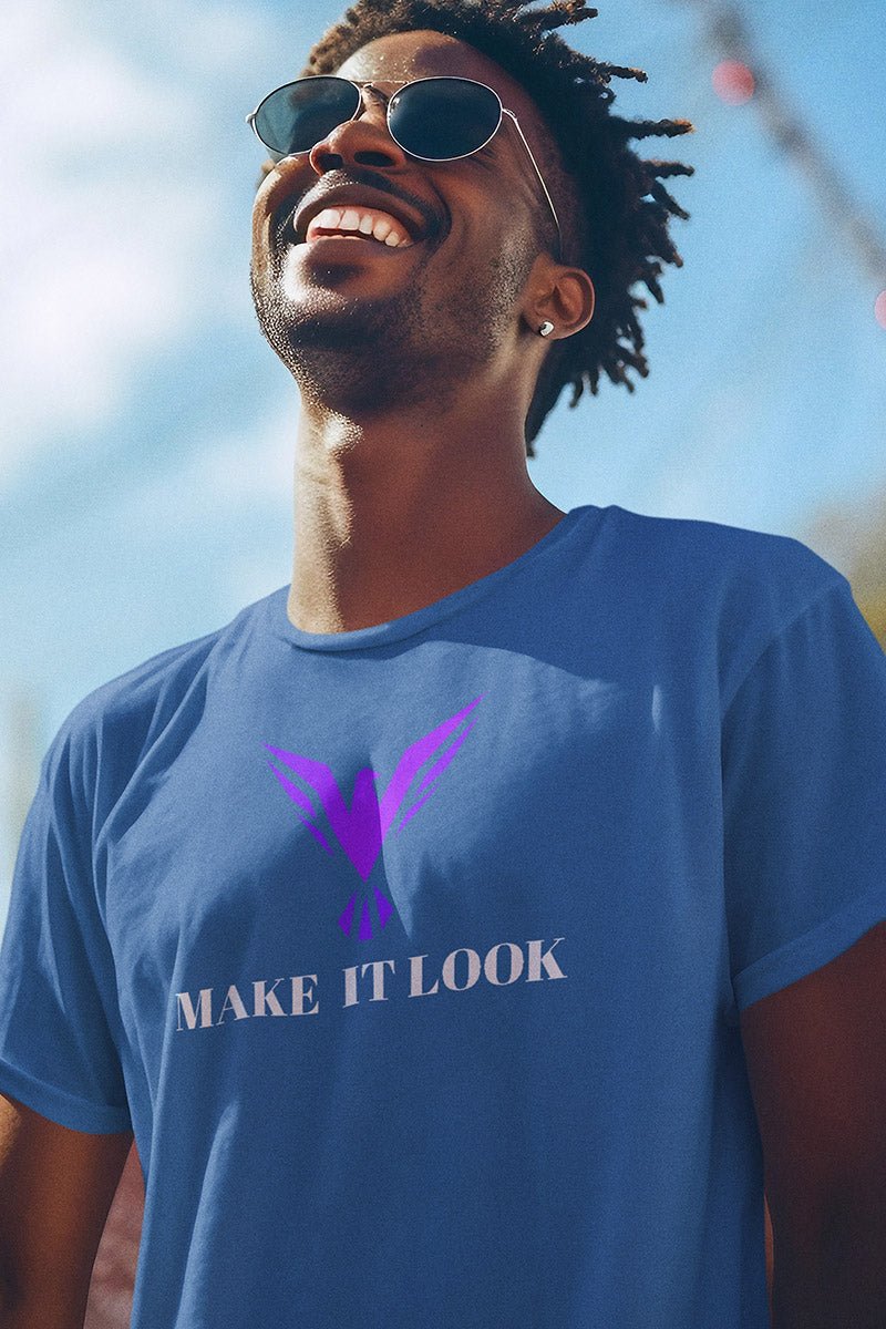 Make it Look ORIGINAL T - Shirt ´VIOLETT´ - T - Shirt - Make it look ORIGINAL - Make it Look ORIGINAL T - Shirt ´VIOLETT royal_main_image_1