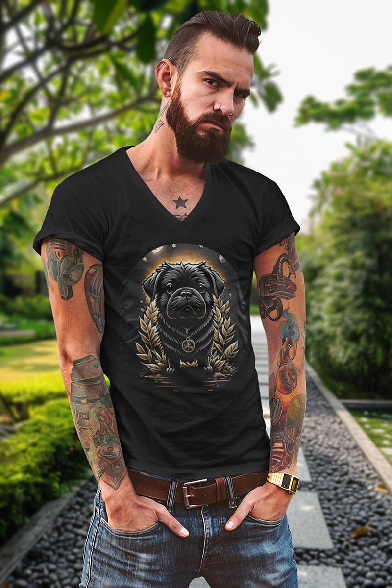 Royal pug - T - Shirt - MODERN STYLE - Royal pug MODERN STYLE T - Shirt
