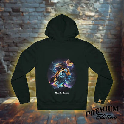 Astronaut Tiger Hoodie – Unisex Space-Vibes – Größen S bis 5XL