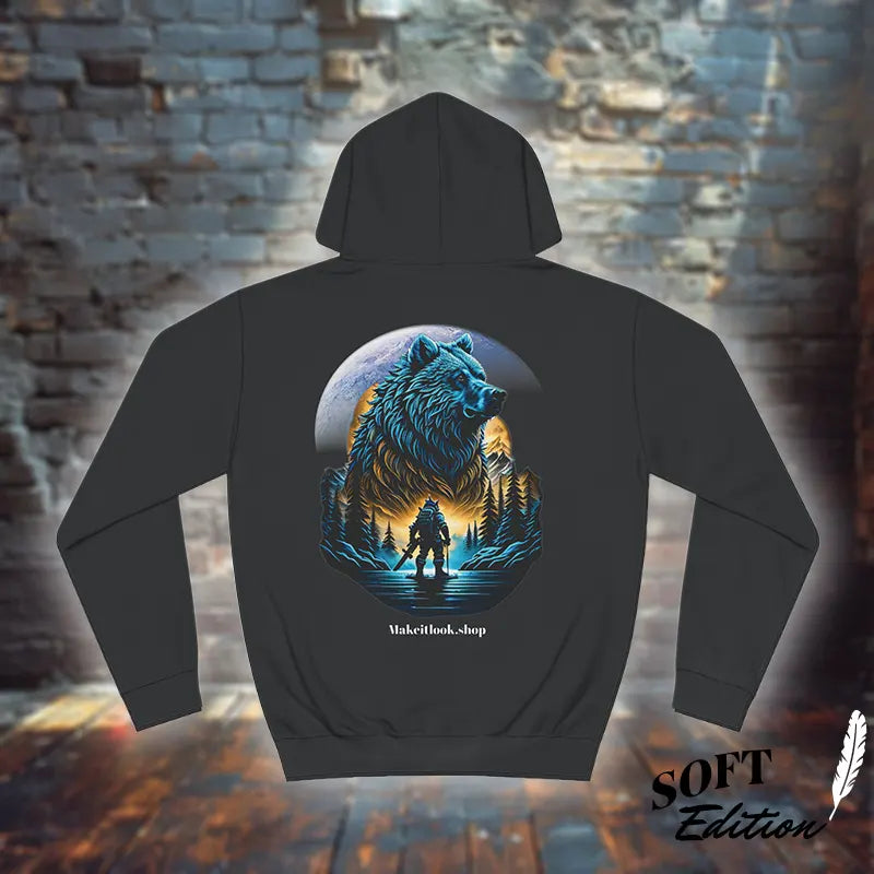 Spirit Blue Grizzly Unsex Hoodie – Der mystische Wächter, S-5XL
