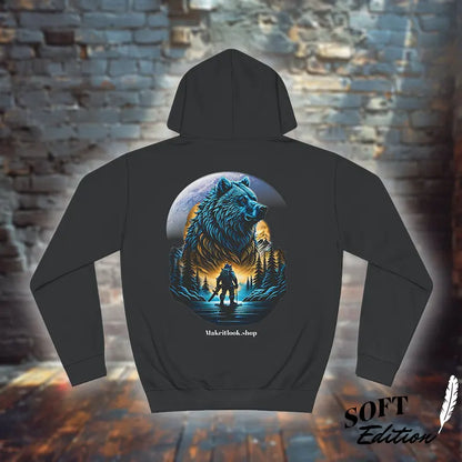 Spirit Blue Grizzly Unsex Hoodie – Der mystische Wächter, S-5XL