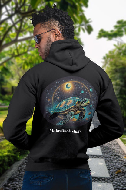 Adventure Galaxy Turtle - Hoodie - MODERN STYLE - Adventure Galaxy Turtle MODERN STYLE Hoodie