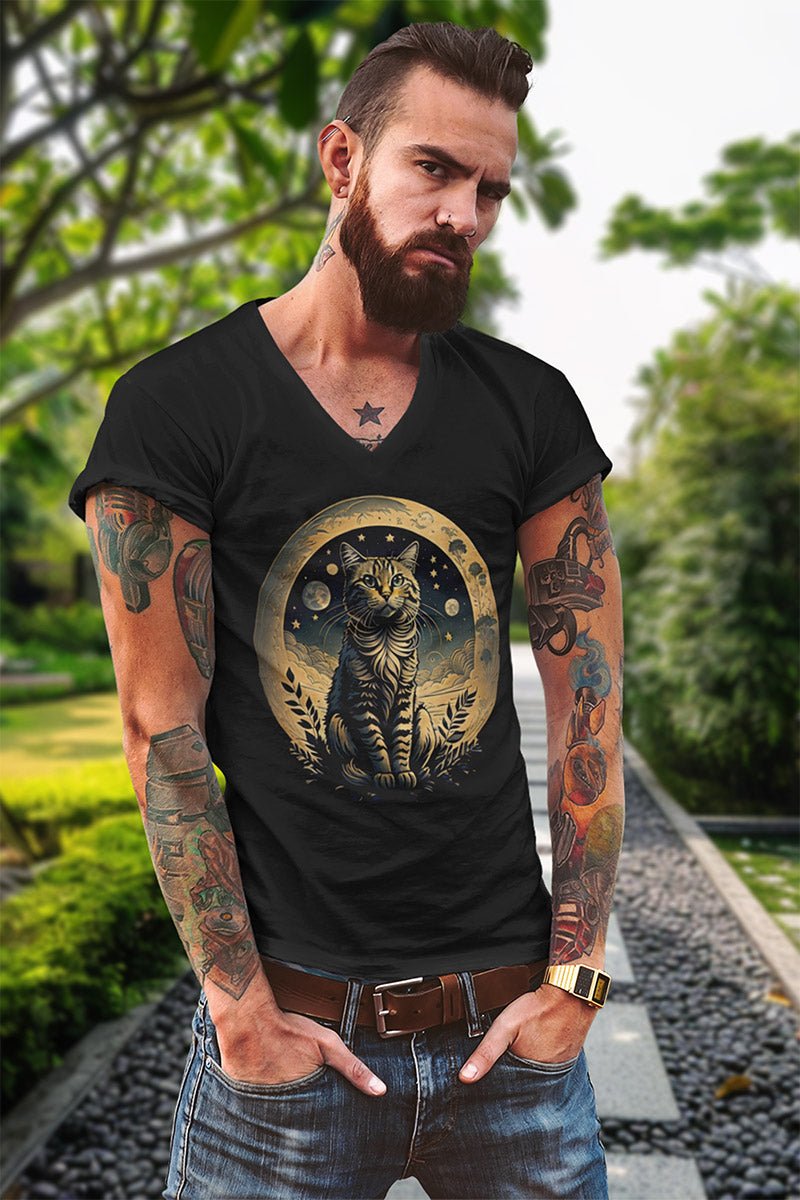 Cat of golden Ring - T - Shirt - MODERN STYLE - Cat of golden Ring MODERN STYLE T - Shirt