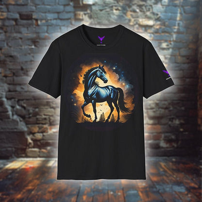 Celestial Equine Majesty - T - Shirt - NATURE STYLE - Celestial Equine Majesty NATURE STYLE T - Shirt