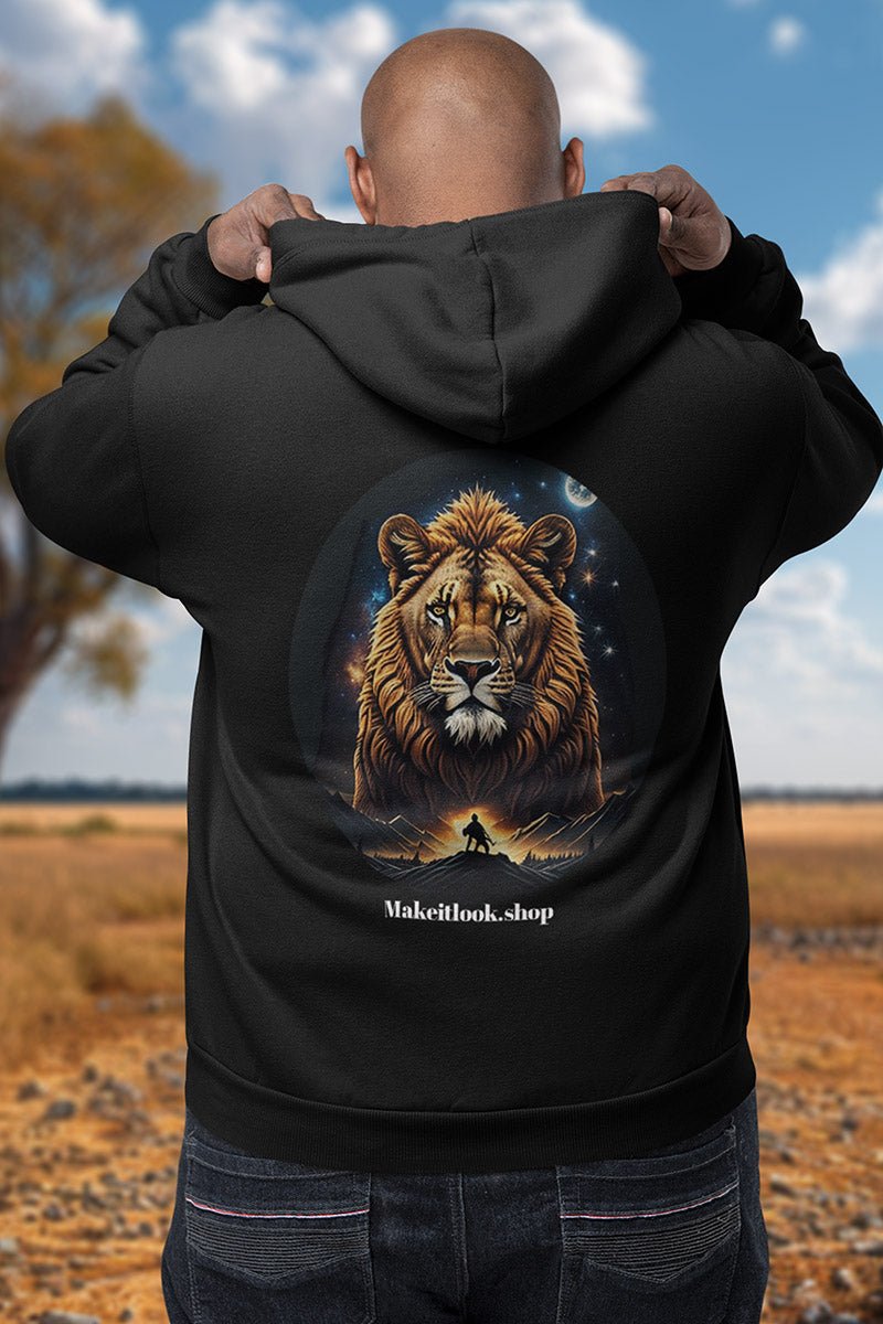 Dawn Guardian Lion - Hoodie - AFRIKAN SYTLE - Dawn Guardian Lion Printify Hoodie