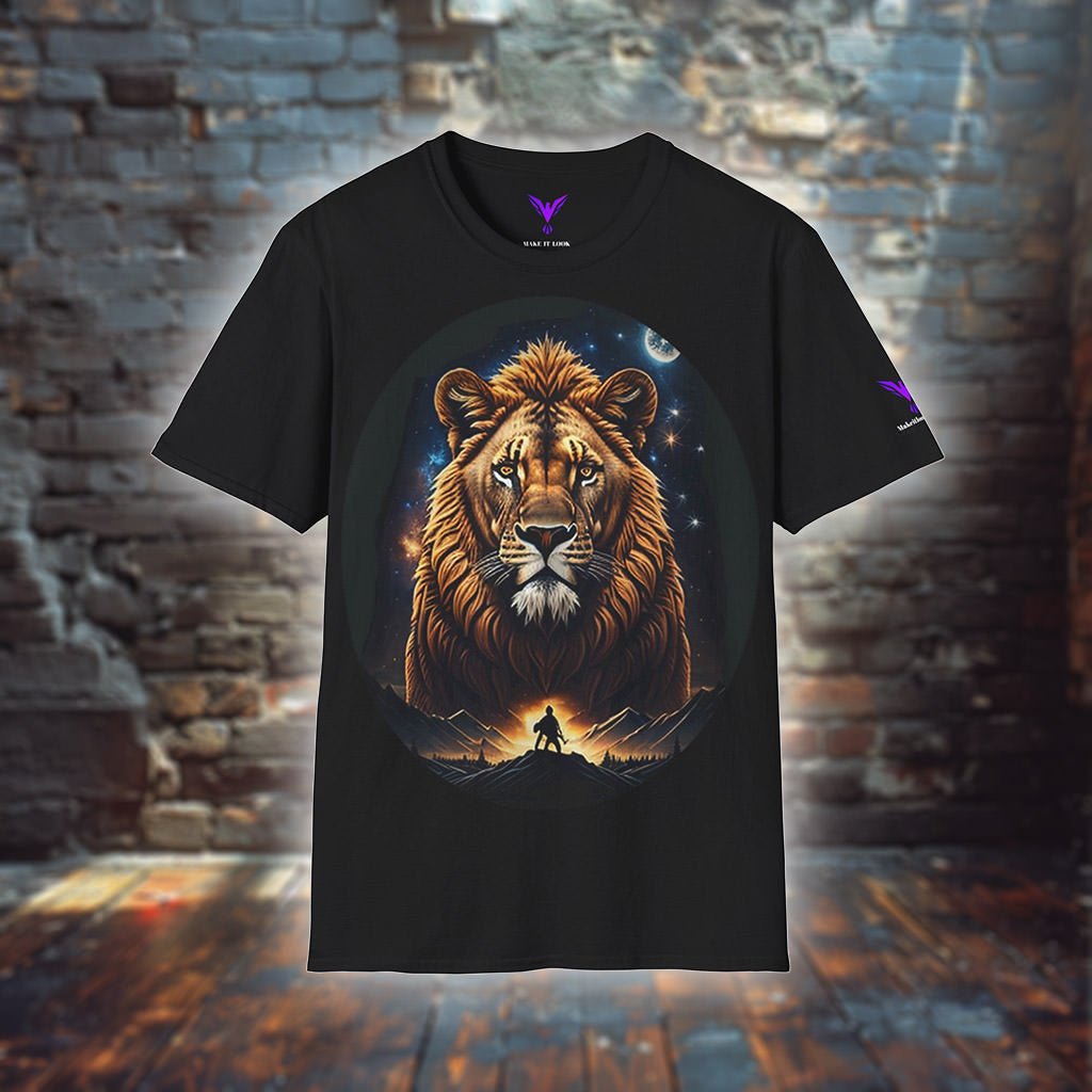 Dawn Guardian Lion - T - Shirt - AFRIKAN SYTLE - Dawn Guardian Lion AFRIKAN SYTLE T - Shirt