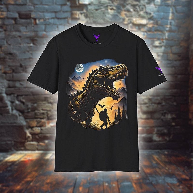 Dino Roar - T - Shirt - JURASSIC STYLE - Dino Roar - T - Shirt - JURASSIC STYLE - Schwarz - S - Make it look