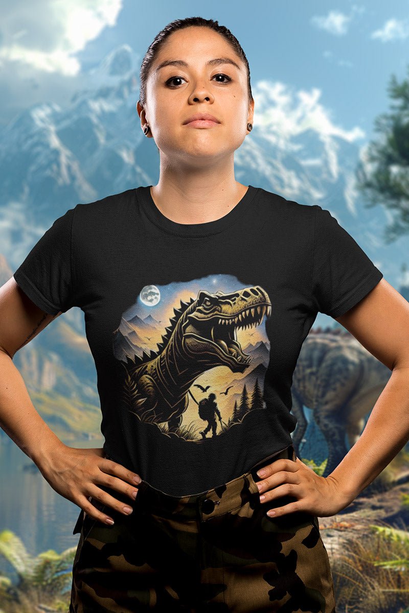 Dino Roar - T - Shirt - JURASSIC STYLE - Dino Roar - T - Shirt - JURASSIC STYLE - Make it look