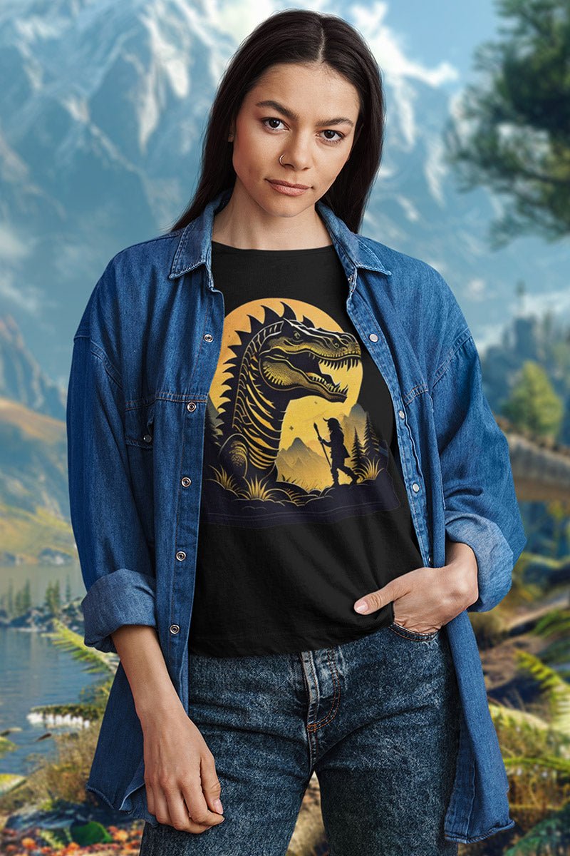 Dino Sunshine - T - Shirt - JURASSIC STYLE - Dino Sunshine - T - Shirt - JURASSIC STYLE - Make it look