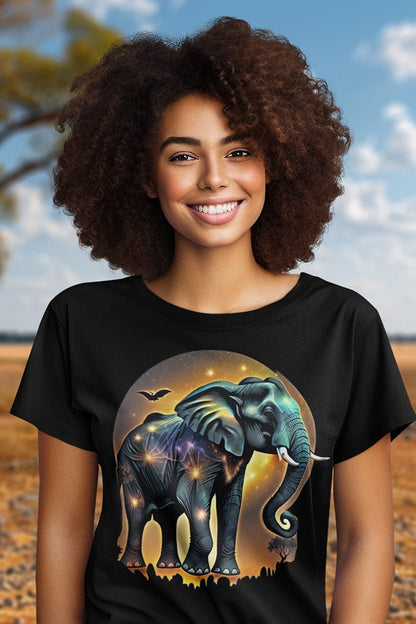 Elephant blues - T - Shirt - AFRIKAN SYTLE - Elephant blues - T - Shirt - AFRIKAN SYTLE - Make it look