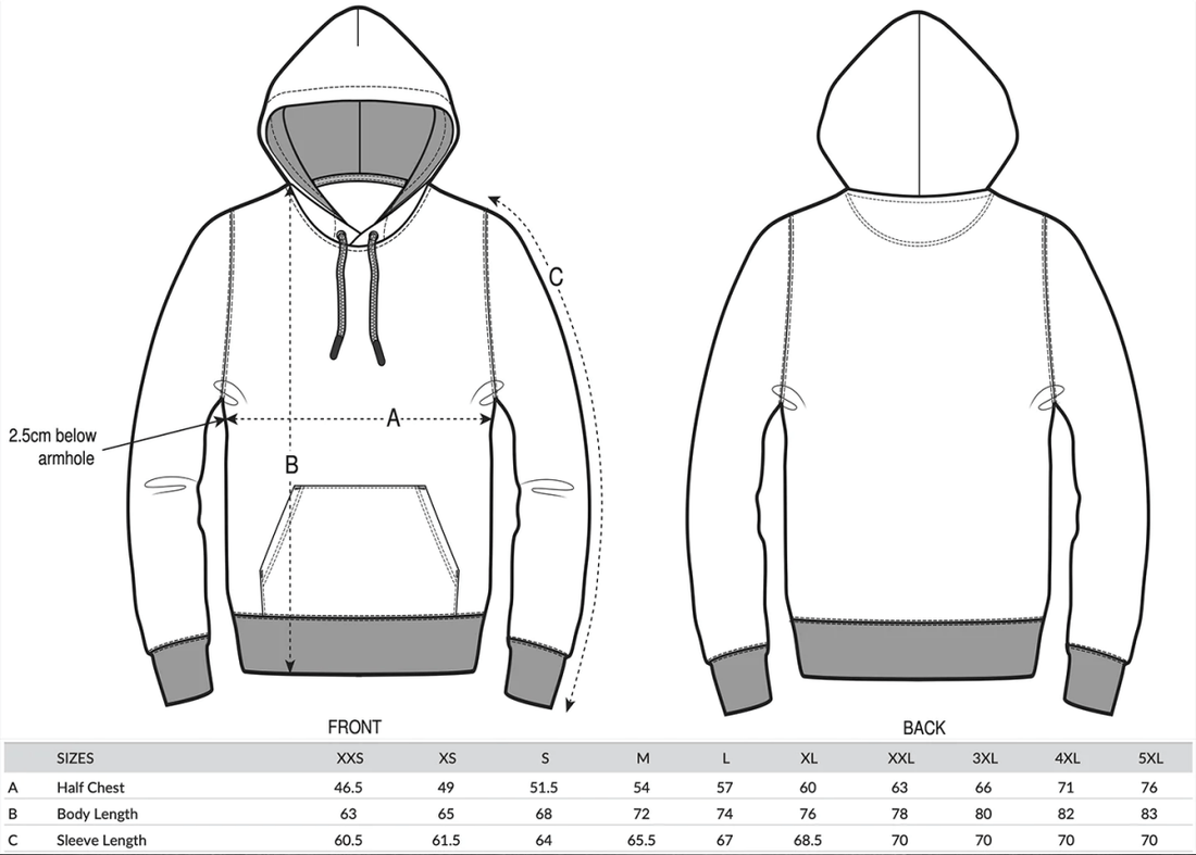 Schwarzer Unisex-Hoodie „Foxwoods Lunar Guardian“ mit einem Fuchs mit Sternenmuster unter Mond im Wald, Bild 5