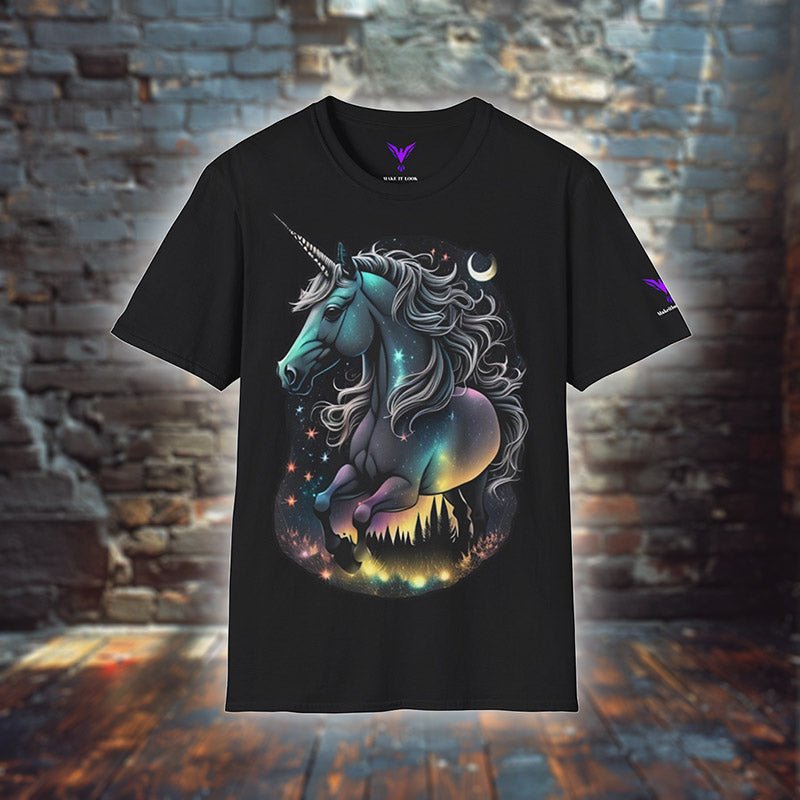 Gleaming Unicorn - T - Shirt - FANTASY STYLE - Gleaming Unicorn FANTASY STYLE T - Shirt