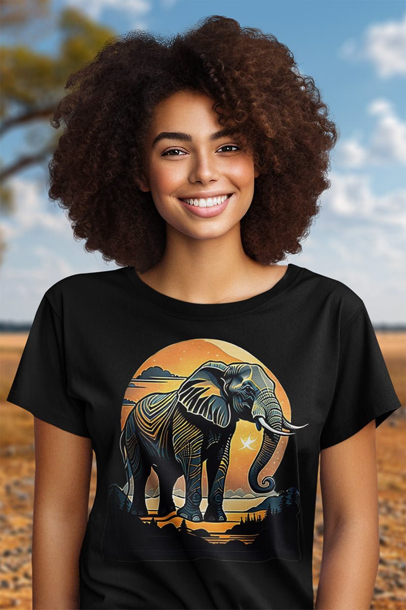 Golden Horizon - T - Shirt - AFRIKAN SYTLE - Golden Horizon - T - Shirt - AFRIKAN SYTLE - Make it look