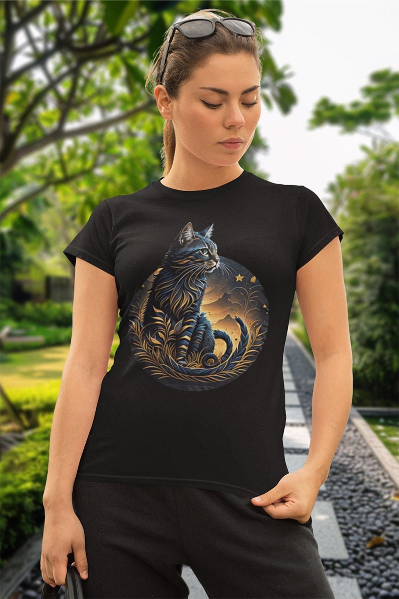 Golden Nightfall - T - Shirt - MODERN STYLE - Golden Nightfall - T - Shirt - MODERN STYLE - Make it look