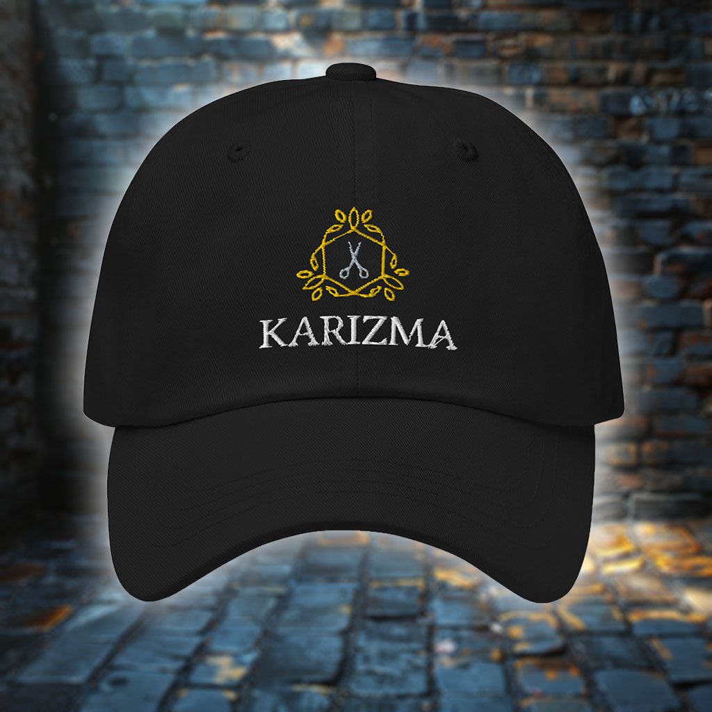 Karizma – Premium Cap mit stilvollem Scheren - Logo im Hexagon - Rahmen - Caps - Make it look - Karizma – Premium Cap mit stilvollem Scheren - Logo im Hexagon - Rahmen