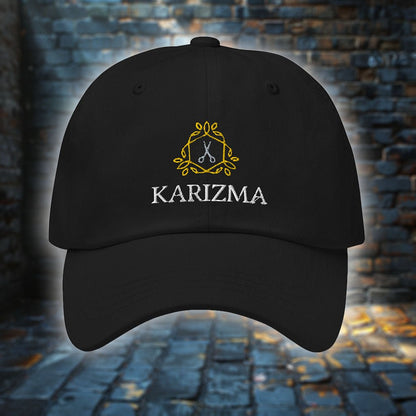 Karizma – Premium Cap mit stilvollem Scheren - Logo im Hexagon - Rahmen - Caps - Make it look - Karizma – Premium Cap mit stilvollem Scheren - Logo im Hexagon - Rahmen