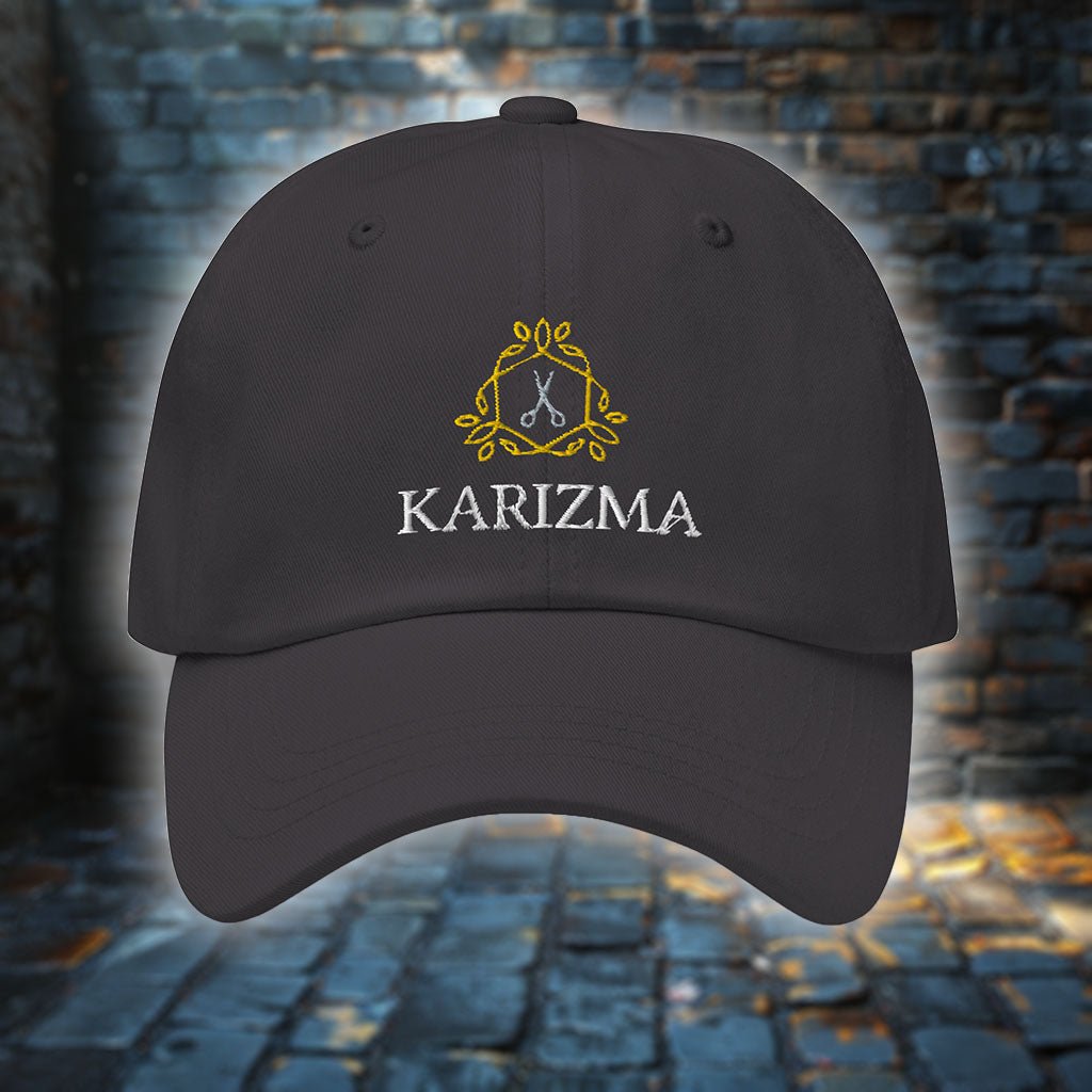 Karizma – Premium Cap mit stilvollem Scheren - Logo im Hexagon - Rahmen - Caps - Make it look - Karizma – Premium Cap mit stilvollem Scheren - Logo im Hexagon - Rahmen