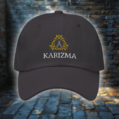 Karizma – Premium Cap mit stilvollem Scheren - Logo im Hexagon - Rahmen - Caps - Make it look - Karizma – Premium Cap mit stilvollem Scheren - Logo im Hexagon - Rahmen