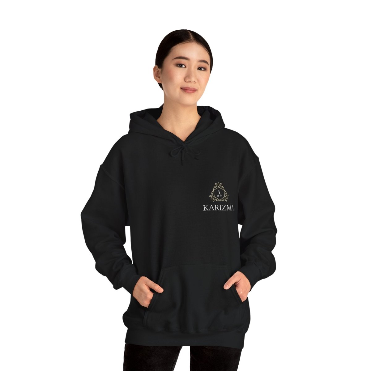 Karizma – Unisex Hoodie mit stilvollem Scheren - Design und Hexagon - Hoodie - Printify - Karizma – Unisex Hoodie mit stilvollem Scheren - Design und Hexagon