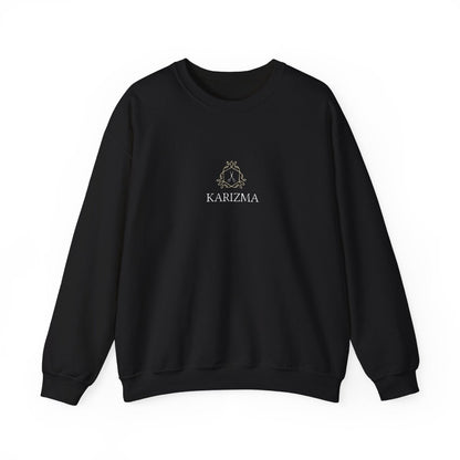 Karizma – Unisex Sweatshirt mit zentralem Scheren - Logo im Hexagon - Rahmen - Sweatshirt - Printify - Karizma – Unisex Sweatshirt mit zentralem Scheren - Logo im Hexagon - Rahmen