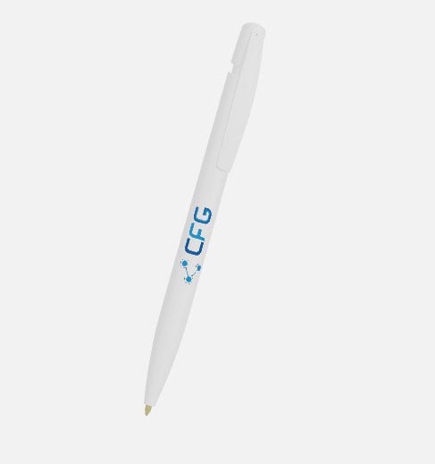Kugelschreiber BIC Weiß CFG - Kugelschreiber - Make it Look - Kugelschreiber BIC Weiß CFG