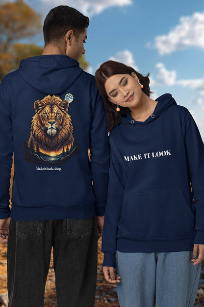 Lion Hills - Hoodie - AFRIKAN SYTLE - Lion Hills Hoodie Printify Ausgefallen beautiful Berge Bio Bio - Baumwolle black blau blue Clothing Cotton Crew neck dreamworld DTG Fashion forest Gemütlich Hills himmel Hoodies Kapuzenpullover King of Lions Klassische Passform land landscape landschaft Lion Lion Hills Lion King Lions Look Löwe Make it look Men's Clothing Nachhaltige Mode Regular fit schwarz sky Sonne Sonnenschein Streetwear sun Sunshine Tiere Traumwelt Umweltfreundlich Unisex Wald Wild Wild