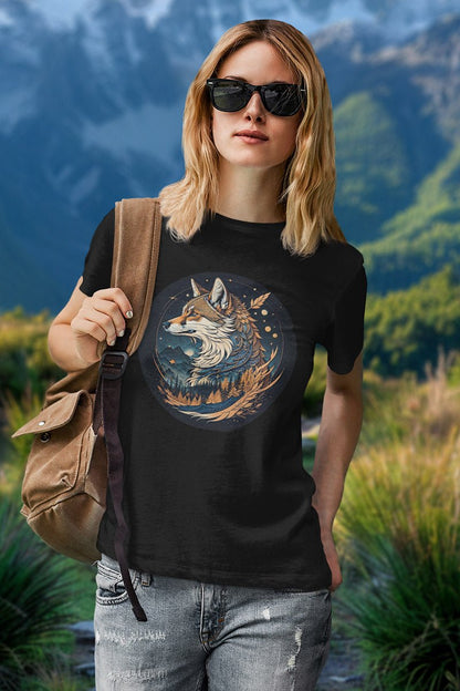 Mountain Fox Starry Woods - T - Shirt - MOUNTAIN STYLE - Mountain Fox Starry Woods - T - Shirt - MOUNTAIN STYLE - Make it look