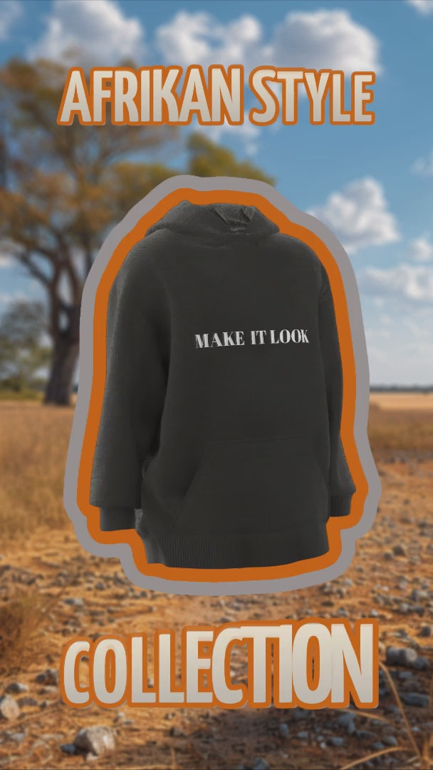 Löwen Hoodie „Starry Savannah Sovereign“ | African Style