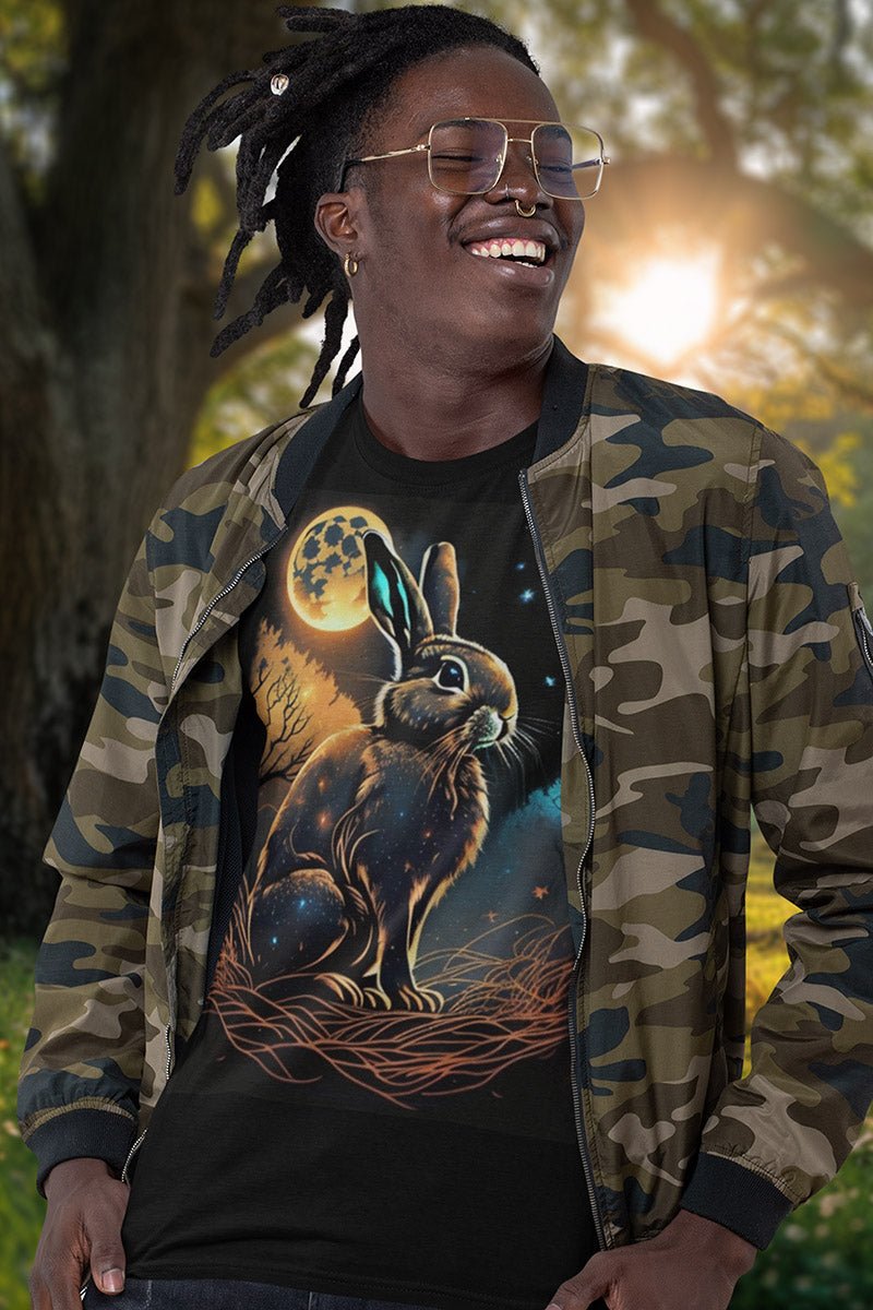 Starlight Hare - T - Shirt - NATURE STYLE - Starlight Hare - T - Shirt - NATURE STYLE - Make it look