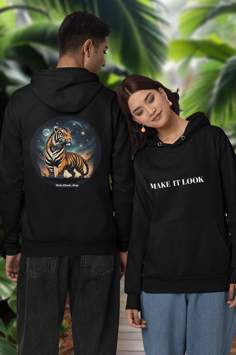 Twilight Tiger Horizon - Hoodie - JUNGLE STYLE - Twilight Tiger Horizon Printify Hoodie