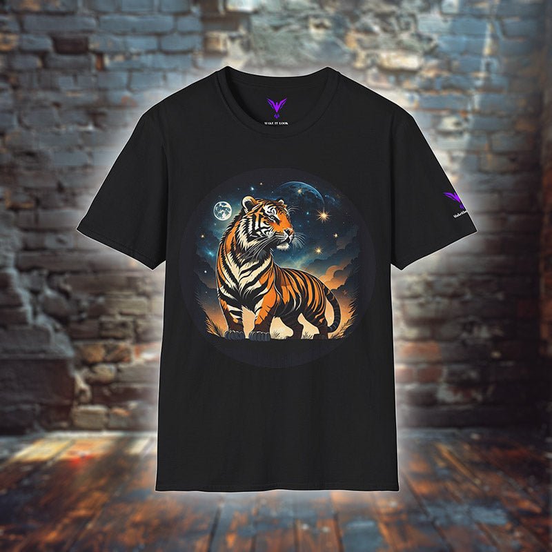 Twilight Tiger Horizon - T - Shirt - JUNGLE STYLE - Twilight Tiger Horizon JUNGLE STYLE T - Shirt