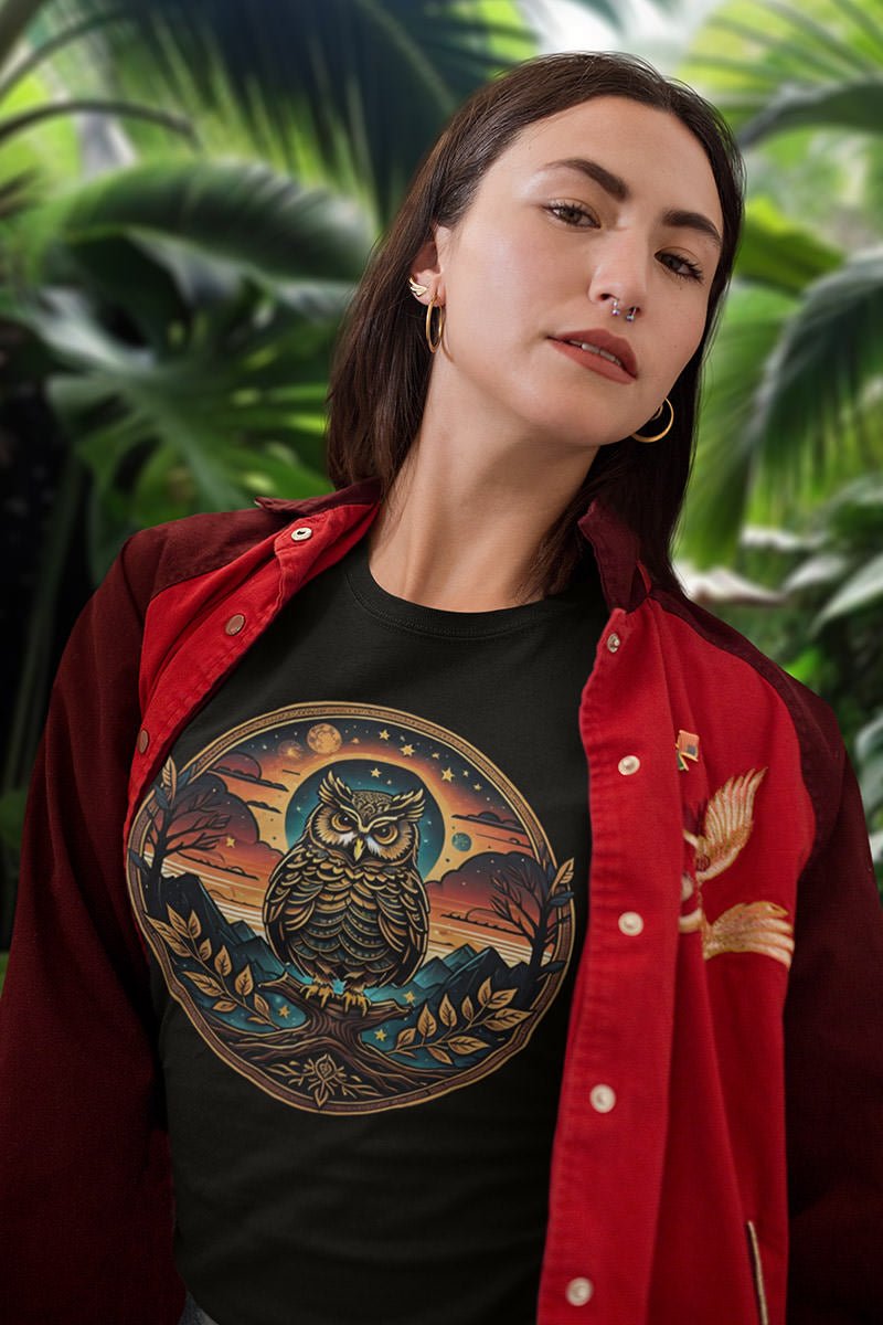 Wisdom's Gaze - T - Shirt - JUNGLE STYLE - Wisdom's Gaze - Make it look